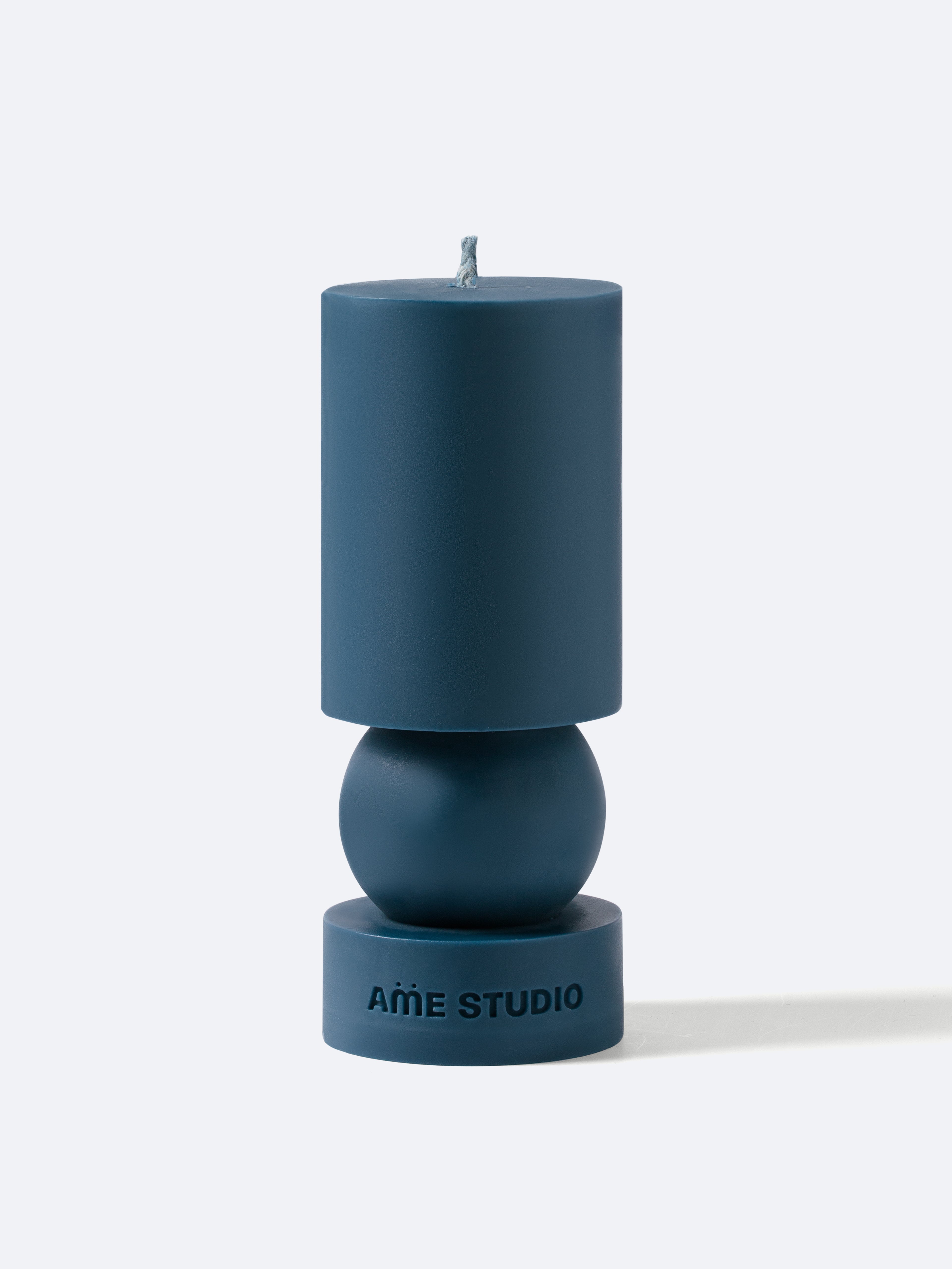 Navy Geonetric Candle