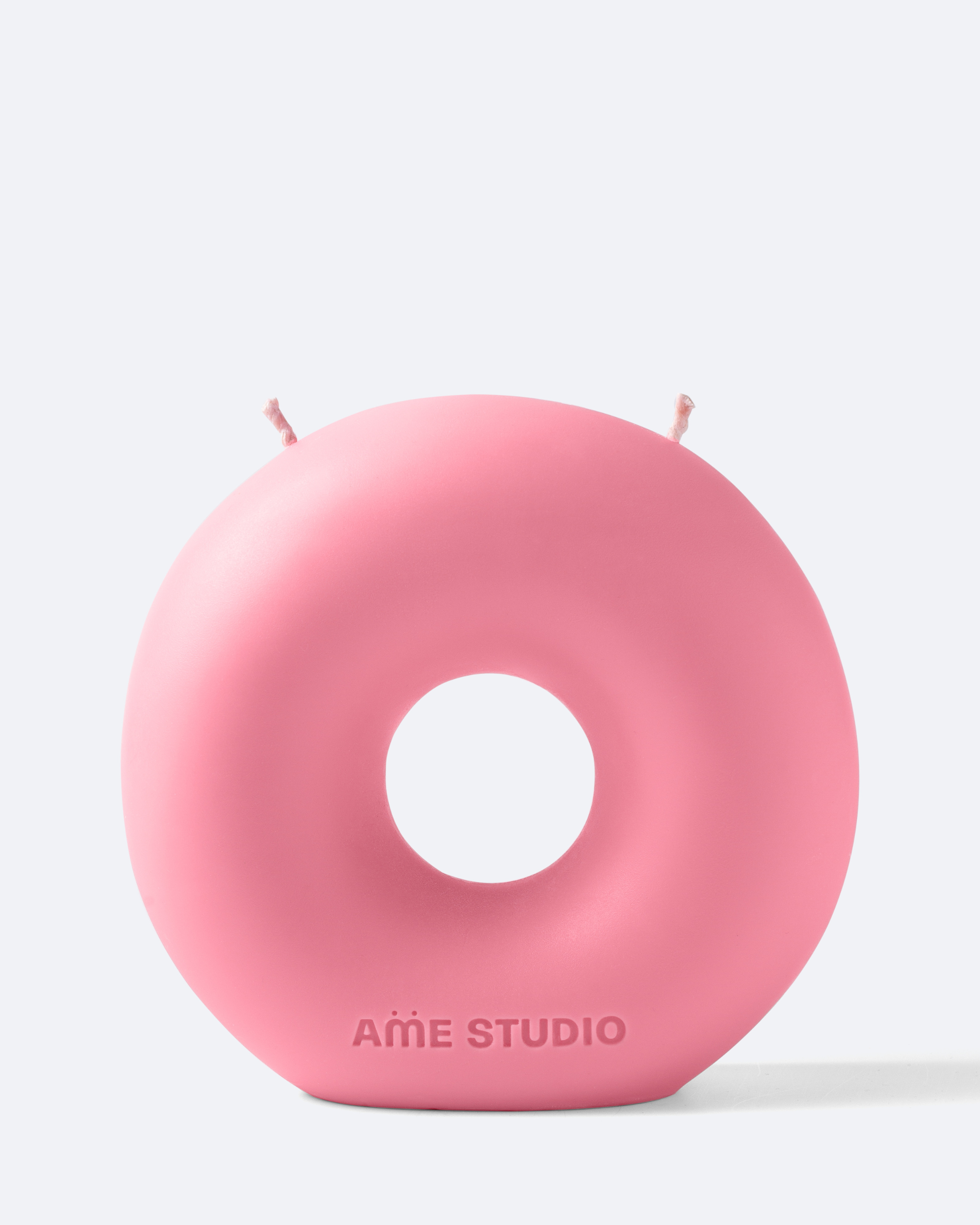 Pink Donut Candle
